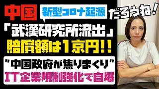 【混乱する中国】新型コロナを巡り、世界各国から請求される賠償額は１京円！中国政府が焦りまくり、データ流出を恐れて、自国IT企業の規制強化するも経済自爆状態。