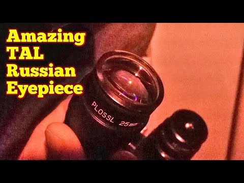Amazing Russian TAL 25mm Plossl And 15mm Kelner Eyepieces/ From TAL M1 Telescope