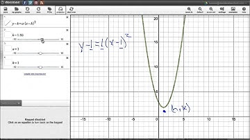 Graph Quadratic Functions in Vertex Form: An Application (Algebra I)