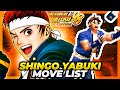 Shingo yabuki move list  the king of fighters 98 ultimate match final edition kof98