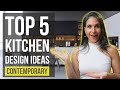 Top 5 Contemporary Kitchen Interior Design Ideas | Tips and Trends for Home Decor