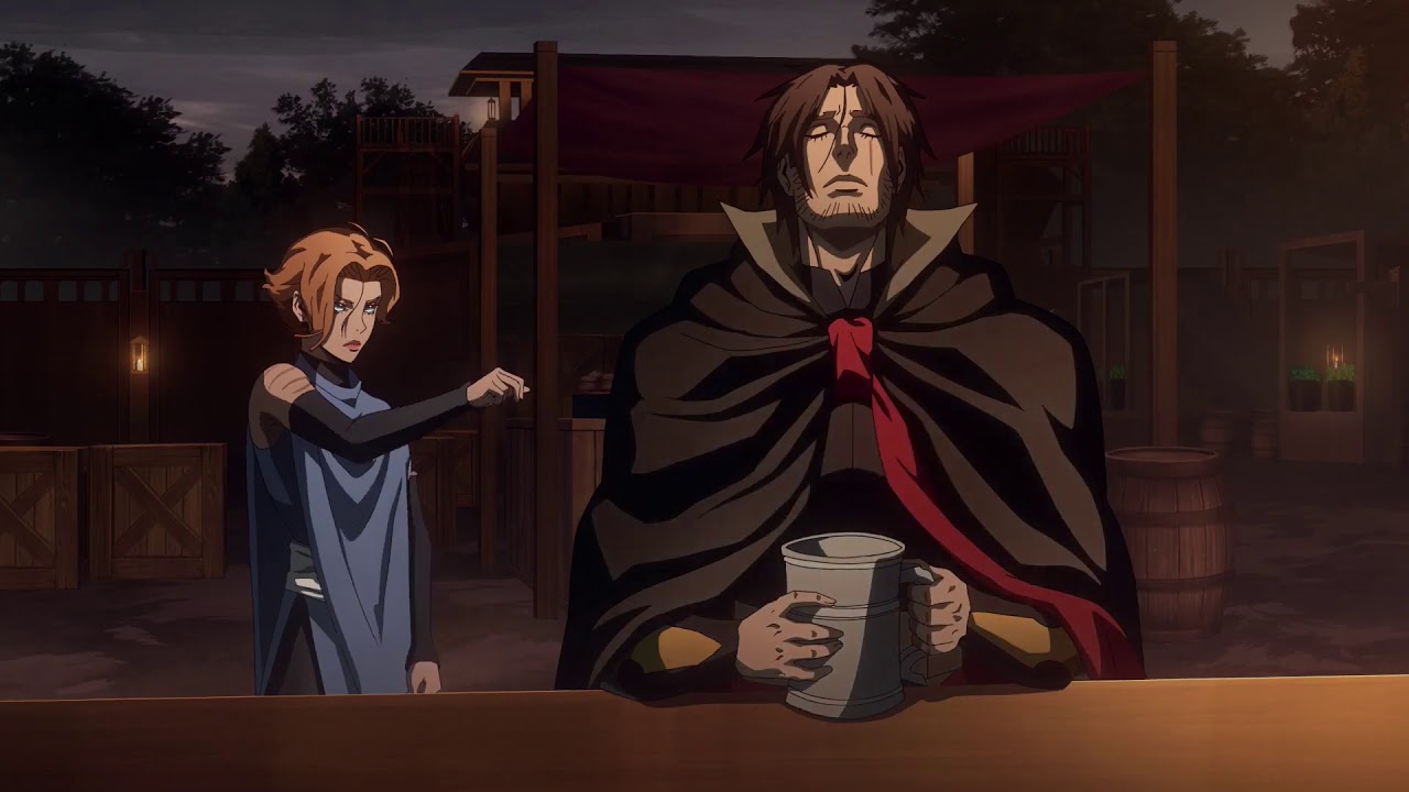 Netflix Castlevania: Sypha and Trevor Beer Scene Edited - YouTube
