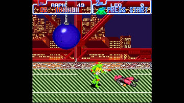 Cakasaurus speed runs TMNT IV (Turtles In Time) - Big Apple, 3 AM