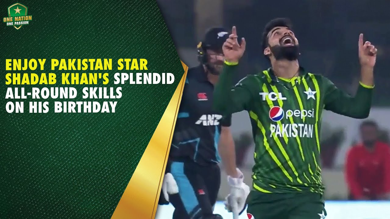 Enjoy Pakistan Star Shadab Khan's Splendid All-Round Skills on his Birthday 🎥 | PCB | MA2K