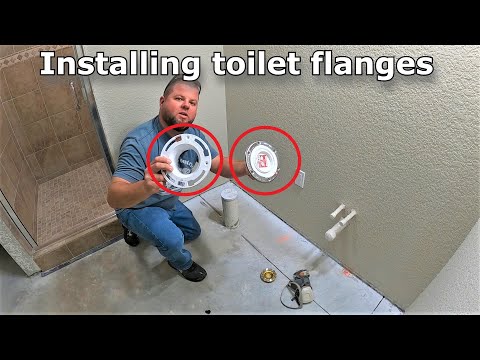 Video: Behøver jeg at skrue toiletflangen ned?