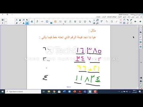 القيمة المنزلية والصورة الموسعة رياضيات ثالث المعلمة ايات الهور