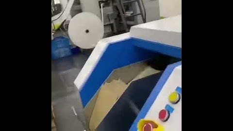 Ounuo B220 paper bags making machine 45g Macdonald bags with thumb buckle 150pcs/min stable running