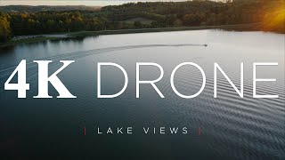 LAKE BUCKHORN OHIO BY DRONE | 4K AERIAL FALL FOOTAGE