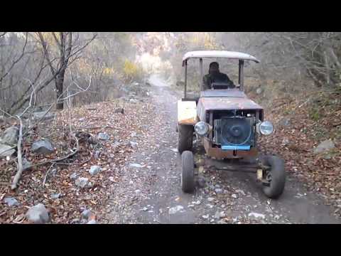 ხელნაკეთი ტრაქტორი ბარსა და მთაში