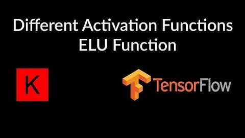 Activation Functions - ELU(Exponential Linear Unit)
