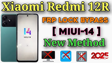 All Xiaomi Redmi Google Account Bypass (MIUI-14) | Redmi 12R Frp Unlock | Without Pc 2025💥