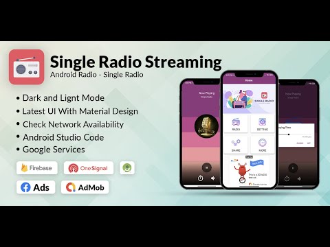 Single Radio Channel Android Application | Admob, Facebook Audience | Code canyon