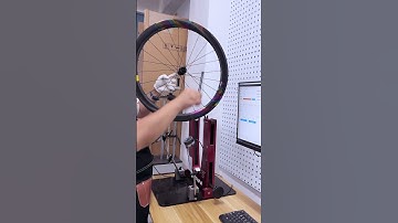 Wheel Quality Inspection Radial Runout & Spoke Tension Measurement.#icancycling