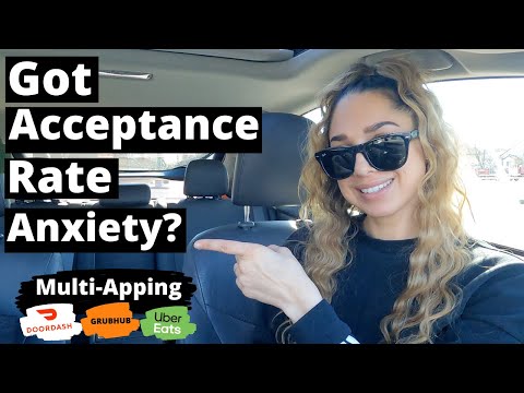 DoorDash, Uber Eats, And GrubHub Driver Ride Along | Got Acceptance Rate Anxiety?