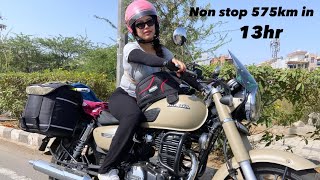 DELHI TO DALHOUSIE NON STOP 575KM IN 13 HRS |MY FRIST TIME EXCITEMENT WITH HUSBAND #HONDA CB350