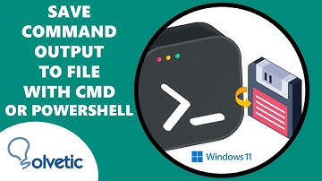 How to Save Command Output to file using Command Prompt or PowerShell ✔️