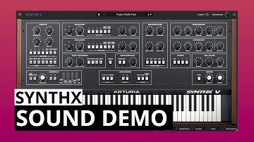 Arturia SYNTHX V Sound Demo (No Talking) - Elka Synthex emulation