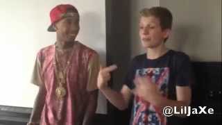 13 Year Old Lil JaXe Rapping For Tyga