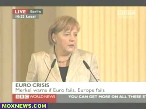 Angela Merkal on Euro Crisis (20/May/10) (NWO ECON...