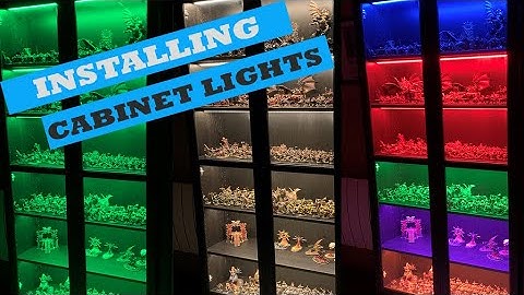 Installing Colour Changing LEDs In A Display Cabinet