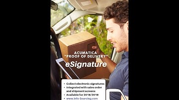 eSignature Dashboard, GI, reports for Acumatica Cloud ERP