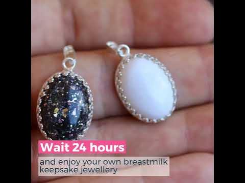 How To Easily Make Your Own Breast Milk Jewelry - Something Turquoise