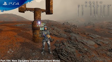 Death Stranding: Connecting The Zip-Line Network/New Zip-Lines Constructed (Hard Mode)
