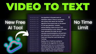 Video To Text Converter [FREE] YouTube Video To Text Converter screenshot 4