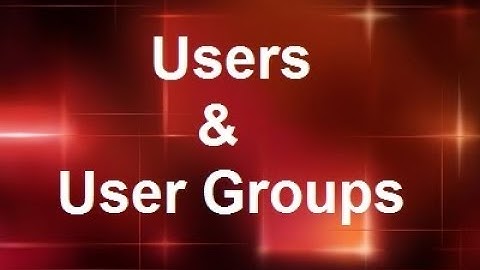 MicroStrategy - Users and User Groups - Online Training Video by MicroRooster