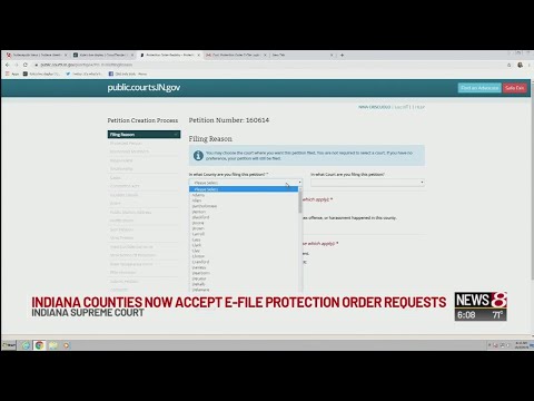Indiana courts launch e-file option for protection order requests