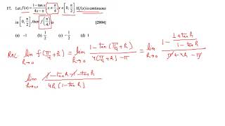 AIEEE 2004 limit question