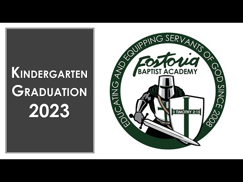 Fostoria Baptist Academy | Kindergarten Graduation 2023