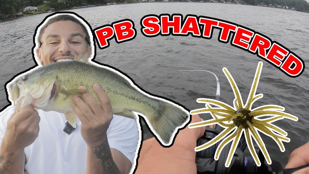 HIS FIRST TIME ON A BASS BOAT