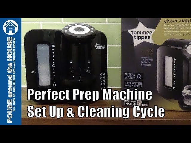 Perfect Prep Machine - Set Up & Cleaning Cycle, Demo & Review. Tommee Tippee Closure to Nature.