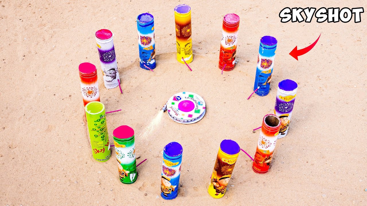 Mini Sky shoots And Chakri Trick - Top Diwali Experiments