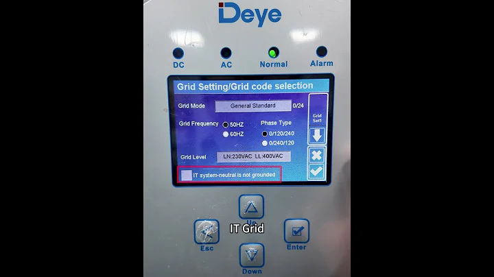 Deye Inverter Grid Parameter Settings#deye #deyeinverter #deyebattery