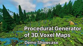 Procedural Generator of 3D Voxel Maps | Demo Showcase