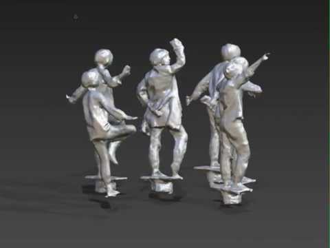 ReconstructMe - Poses Scanned through Mirrors