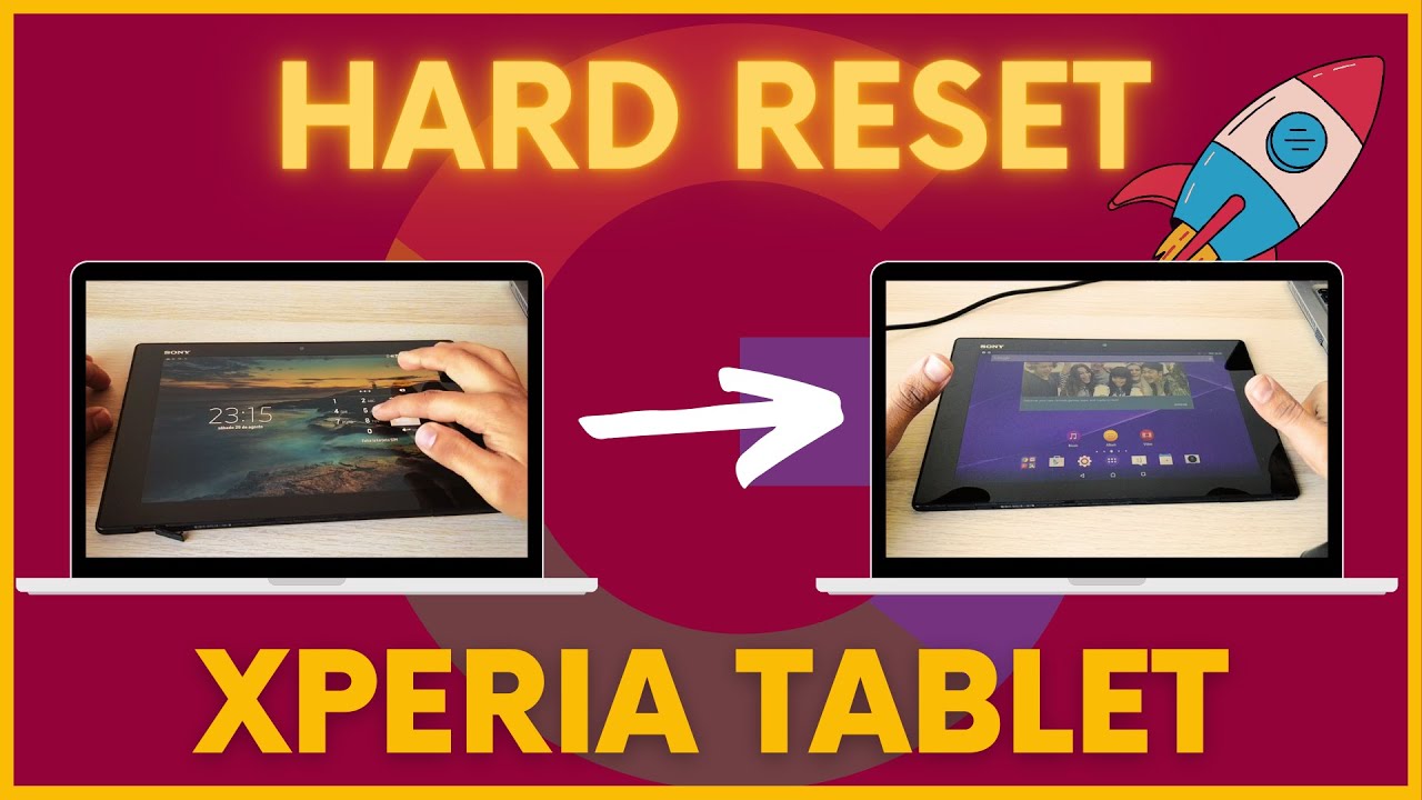 SONY XPERIA TABLET HARD RESET / REMOVE PIN PASSCODE PATTERN