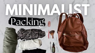 Minimalist PACK WITH ME. Personal Item Only | Travel+ Packing Tips