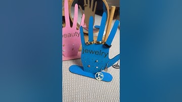 💎 DIY Your Own Jewelry Stand with OLM3 10W! ✨ #ortur #diy #lasercutting