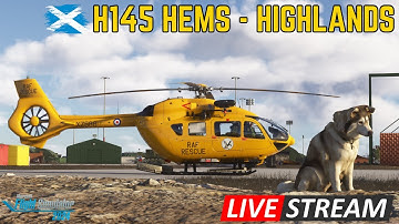 Livestream - HPG H145 HEMS Random & Anywhere  - Saturday SAR LIVE - Microsoft Flight Simulator 2024