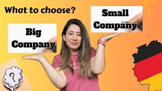 Should you Work for a Big Company or Small Company in Germany?