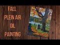 Fall Plein Air Oil Painting