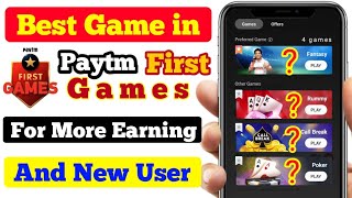 Best Game In Paytm First Games App. paytm first game app se paise kaise kamaye. Earning Pay screenshot 2