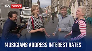 Edinburgh fringe: Performers sing about interest rates