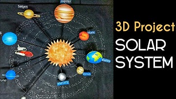 Solar System 3D Model | Science Project