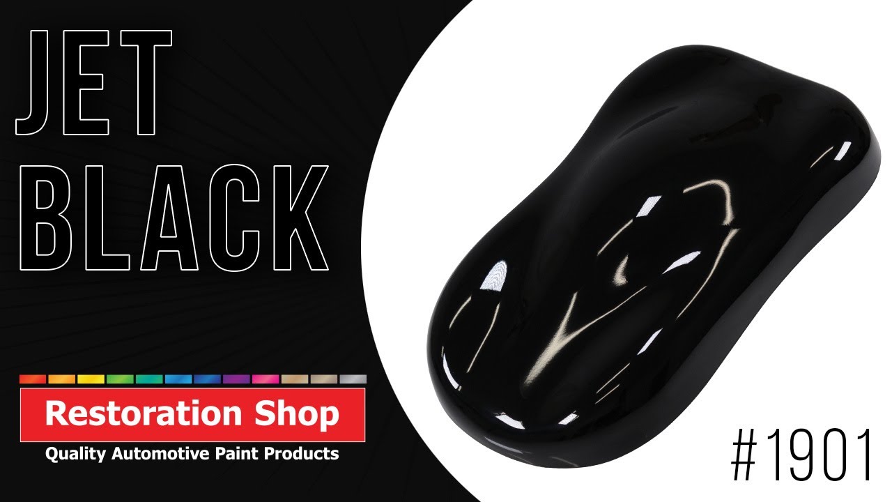 Jet Black Gloss Acrylic Lacquer 1-Gallon Kit — TCP Global