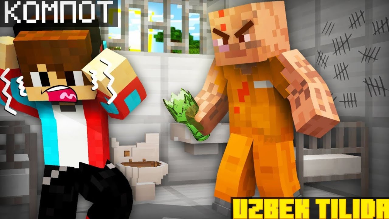 MEN TASODIFAN MINECRAFTDA ENG XAVFLI MAHBUS BILAN BITTA KAMERAGA TUSHIB QOLDIM 😱 | Kampot Minecraft 