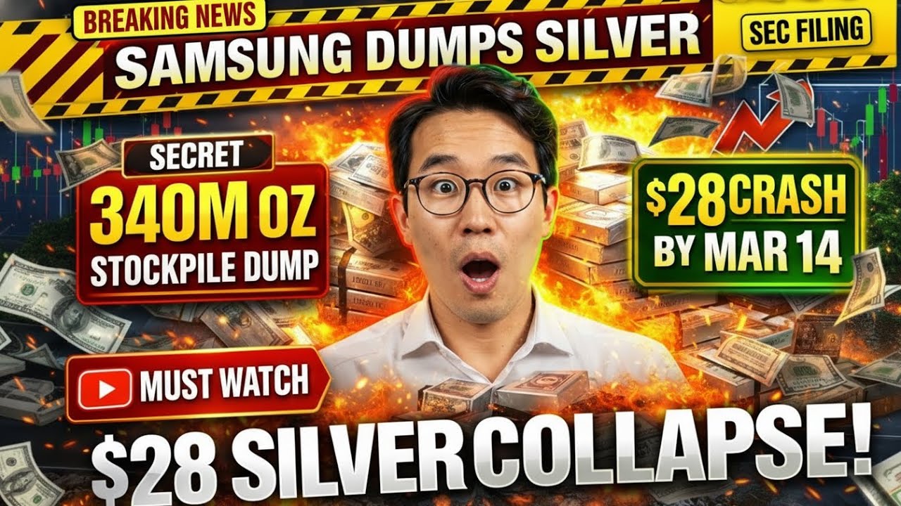 SAMSUNG SECRET: $28 Silver Collapse (SEC Filing: 340M Oz Hidden Stockpile, Graphene Replaces Silver)